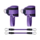thumbnail image 2 of Juego de correas de soporte de tobillo ajustables, bandas de fitness para gimnasio, 25 x 8 cm, ligeras, multiusos, fáciles de instalar con anillos en Púrpura, 2 of 8