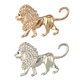 thumbnail image 5 of Guardurnaity Broche Animal Shining Breastpin Aleación Oro Plata Animales Patrón Dye Tech Joyería Chal Accesorios Ropa plata Type3 NO3, 5 of 6