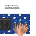 thumbnail image 5 of Disketp Moon Lamb Gaming Mouse Mat Long Extended Mouse Pad Desk Mat Non-Slip Rubber Mice Pads Stitched Edges(315.5 x 16 x 0.12 Inches), 5 of 8