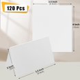 thumbnail image 2 of PinesC 120 Pcs Blank Place Cards for Table Seting - Name Cards White, Table Place Cards for Dining, Party, Wedding, Tent Cards Fold 3.5×2 Inches White, 2 of 5