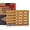 Bamboo Color, variant on -Design Bath Mat, Heavy Duty HDPS Plastic, 19.7" x 13.8", 400lb Support, & Fadeproof, to Real for Bathroom Sauna Poolside Outdoor ( Color)