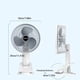 thumbnail image 5 of Ventilador de oficina Yuarrent ABS portátil Bajo nivel de ruido, 5 of 6