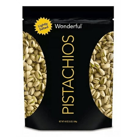 Wonderful Pistachios, Roasted Lightly Salted (48 oz.)