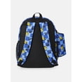 thumbnail image 2 of Illumination Minions Unisex 17" Allover-Printed Checkered Backpack with Pencil Pouch, Blue, 2 of 5