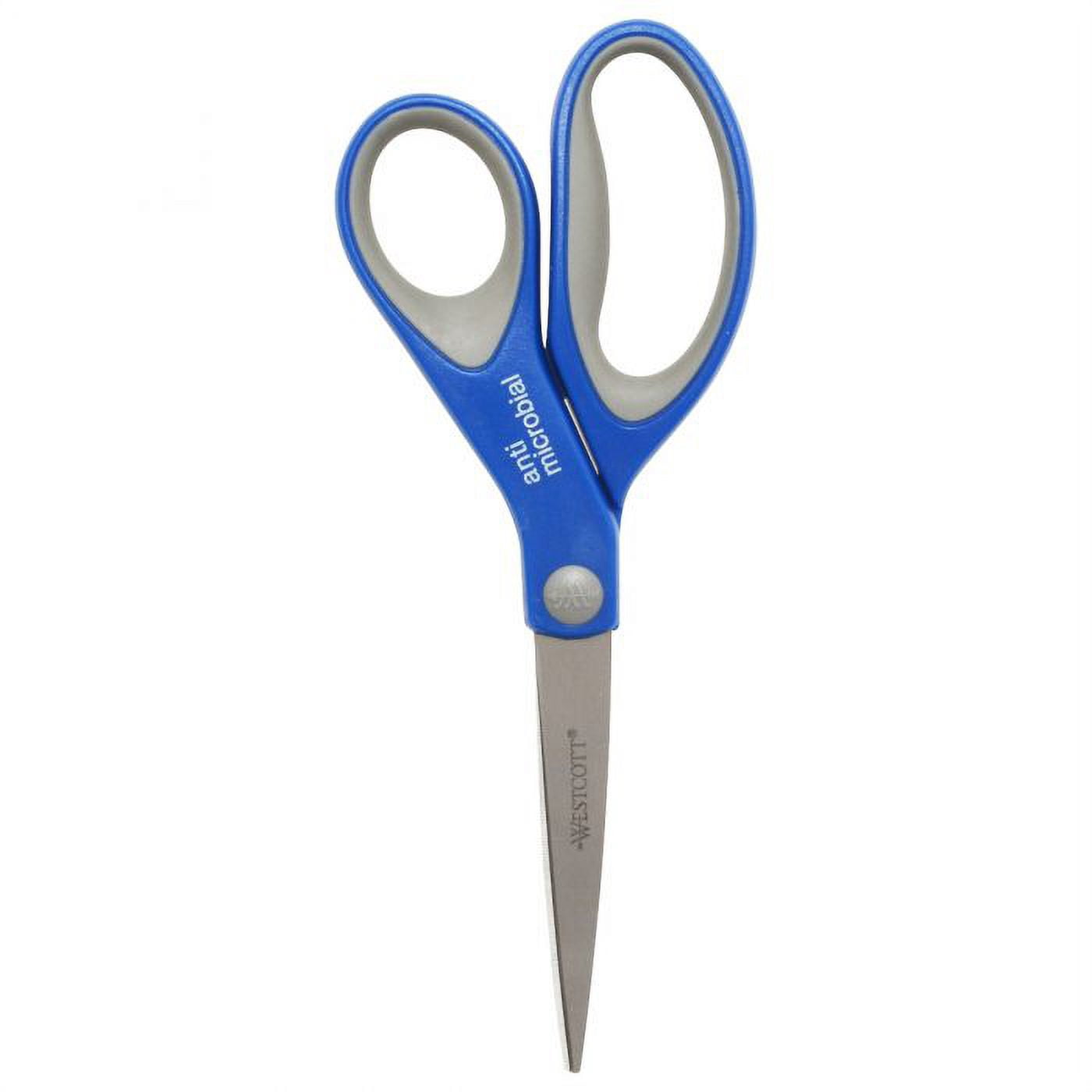 Westcott 8" Anti-Microbial 2 Pack Scissor Soft Handle