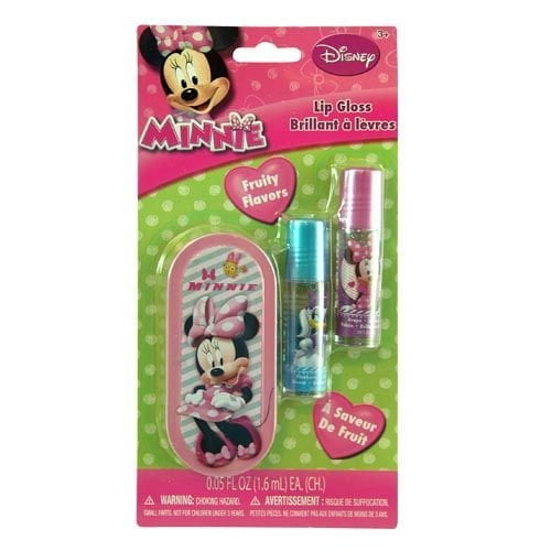 Disney Minnie Mouse Bowtique Lip Balm Set with Mini Tin Carrying Case