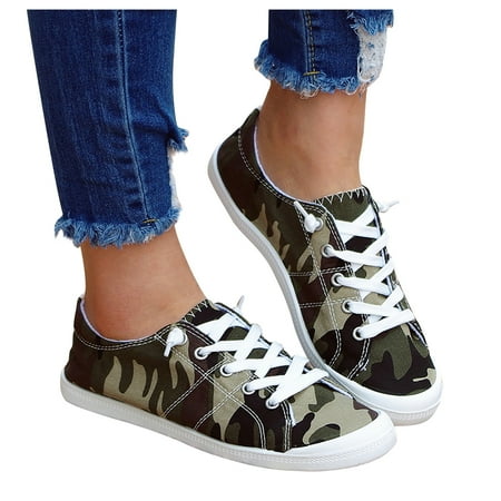 

Lyinloo Low-cut Canvas Shoes One-foot Lazy Korean Version Student Casual Flat Shoes Green 43