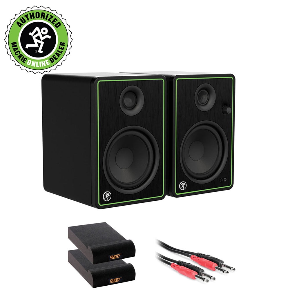 Mackie CR5X Series 5" Studio Monitors (Pair) with 2x Small Isolation