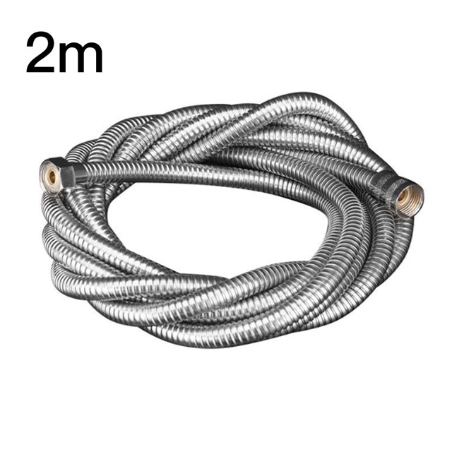 Manguera de ducha flexible Tubo de agua de acero inoxidable Accesorios de tubo suave de baño 2 m Scienceny HA6133-02B
