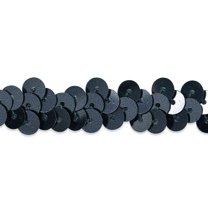 Expo Int'l 20 yards of 1 Row 3/8" Metallic Stretch Sequin Trim