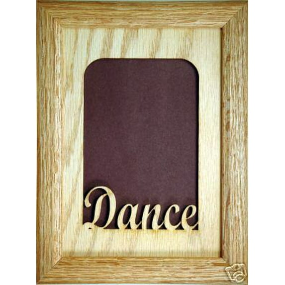 Dance V Tabletop Picture Frame - Holds 4x6 Photo - Multiple Color Options