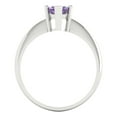 thumbnail image 4 of Clara Pucci 14K White Gold 1.5ct Alexandrite Solitaire Ring for Women, 4 of 7