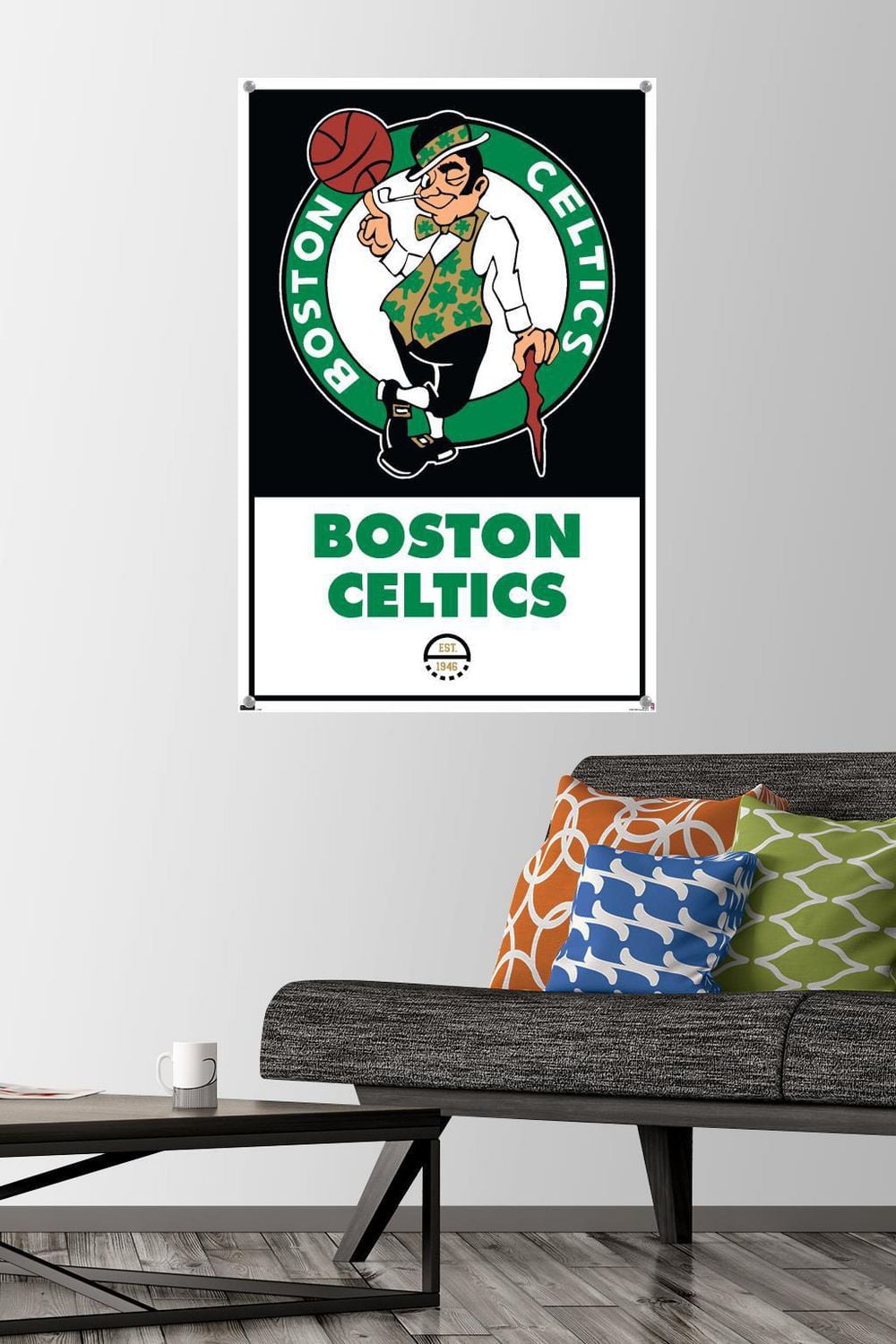 NBA Boston Celtics - Logo 21 Wall Poster, 14.725" x 22.375"