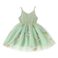 thumbnail image 2 of LOVZFMLL Mode Printemps et Été Robe à Manches Courtes Col Rond à Volants Jupe Princesse, 2 of 9