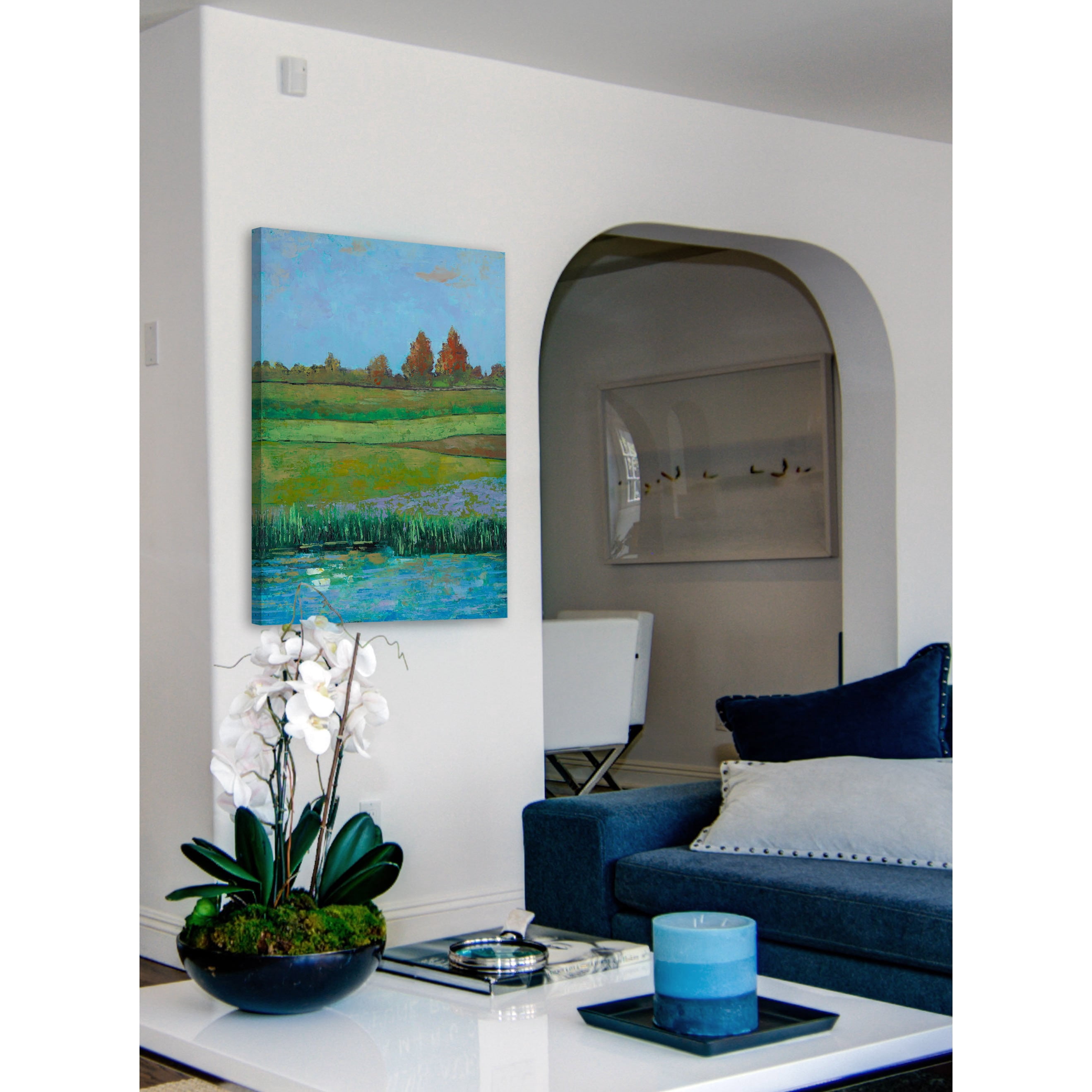 Marmont Hill "Impressionist Meadow II" Painting Print on Wrapped Canvas