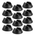 thumbnail image 3 of IDEANATEGRATE 12Ud Fundas Para Patas De Y Sillas En Negro Con Base Antideslizante Para Uso En Oficina, 3 of 8