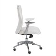 thumbnail image 2 of Eurostyle Chaise de Bureau Crosby Basse en Blanc, 2 of 4