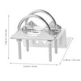 thumbnail image 4 of Soporte de antena WSTEER Mástil de antena Poste Ático Soporte de montaje de antena exterior Soporte de montaje de antena, 4 of 6