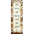 thumbnail image 2 of Grey, Jace 11x24 Gold Ornate Wood Framed with Double Matting Museum Art Print Titled - Faith Does Not, 2 of 4