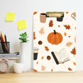 thumbnail image 2 of FORMRS Acrylic Clipboard with Low Profile Clip Standard A4 Letter Size, 12.5" x 9", Hand Drawn Pumpkin, 2 of 8