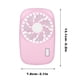 thumbnail image 5 of Xihbxyly Ventilador de Cámara, Recargable Por Usb, Velocidad Ajustable, Mini Portátil, Potente Motor de Cobre, Ideal para Viajes, para Exteriores, Tamaño Compacto (13,1 X 7,8 X 2,2 Cm), 5 of 5