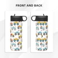 thumbnail image 3 of Uemuo Cartoon Monster Trucks Print 18oz Sports Insulated Kettle, Water Bottle, Outdoor Sports Bottle, Insulated Hydration Bottle with Handle & Flip Straw, 3 of 8