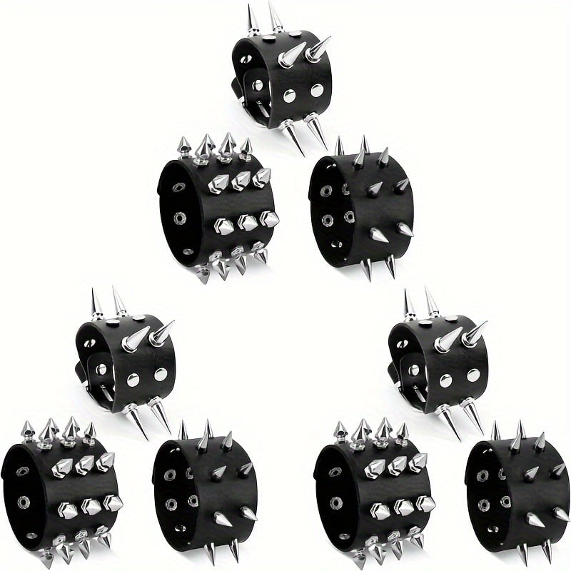 Koudindg Studded Bracelet, Punk Bracelet, Emo Bracelets