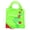Green, variant on Farfi Portable Strawberry Eco-friendly Reusable Handbag Foldable Shopping Tote Bag (Black)