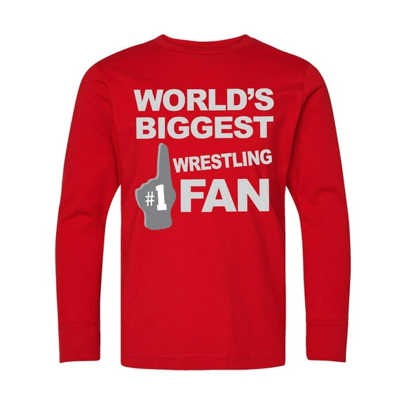 Inktastic Wrestling Fan Sports Long Sleeve Youth T-Shirt