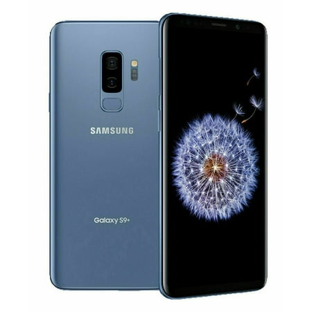 Used Samsung Galaxy S9 Plus 64GB Coral Blue GSM Unlocked Grade B+