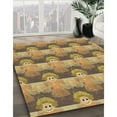 thumbnail image 3 of Ahgly Company Machine Washable Indoor Rectangle Transitional Sienna Brown Area Rugs, 5' x 7', 3 of 7