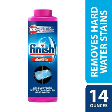 Finish Hard Water Booster Powder, Lemon Sparkle, 14oz