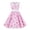 Pink4, variant on Girls Dress with Collar Sleeveless Waist Design for Daily Wear Party Performance DOT Peter Pan Collar Sleeveless Mid Calf Black 13 Years-14 Years