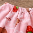 Children's Flannel Suit Baby Pajamas Boys' Homewear Girls' Cartoon