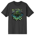 thumbnail image 5 of Minecraft Beware of the Dark Men's Charcoal Gray Graphic Tee-Small, 5 of 6