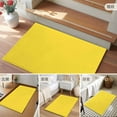 thumbnail image 6 of Lemon Yellow 2x3 Door Mat Rug, Farmhouse Solid Yellow Color Modern Art Non-Skid Rubber Backing Large Rectangle Rugs - Living Room Bedroom Home Office, Indoor Floor Mat Carpets Washable Rug, 6 of 9