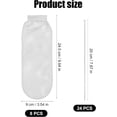 thumbnail image 2 of 8pcs Lint Traps for Washing Machine Hose, with 24pcs Cable Ties Washer Lint Catch Nylon Mesh Lint Collector for Home Laundry Washing Machine Sink Drain Systems Hose Screen Filter (White), 2 of 7