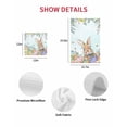 thumbnail image 7 of Easter Bunny Kitchen Dish Towels for Drying Dishes Set of 2, Colorful Easter Eggs Eucalyptus Teal Ombre Waffle Weave Microfiber Hand Tea Bathroom Towels Quick Dry & Absorbent Towel 15.7x23.6, 7 of 7