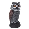 thumbnail image 1 of Plastic Owl, Shake Head High Simulation Owl Decoy To Scare Birds  for Barn for Boats, 1 of 8