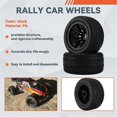thumbnail image 5 of For HBX 1/12 High Speed RC Car Tires Rubber Wheel Complete for Truck 12056 Car Parts, 5 of 5