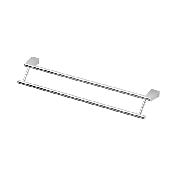 Gatco 4714 Bleu 24"L Double Towel Bar, Chrome