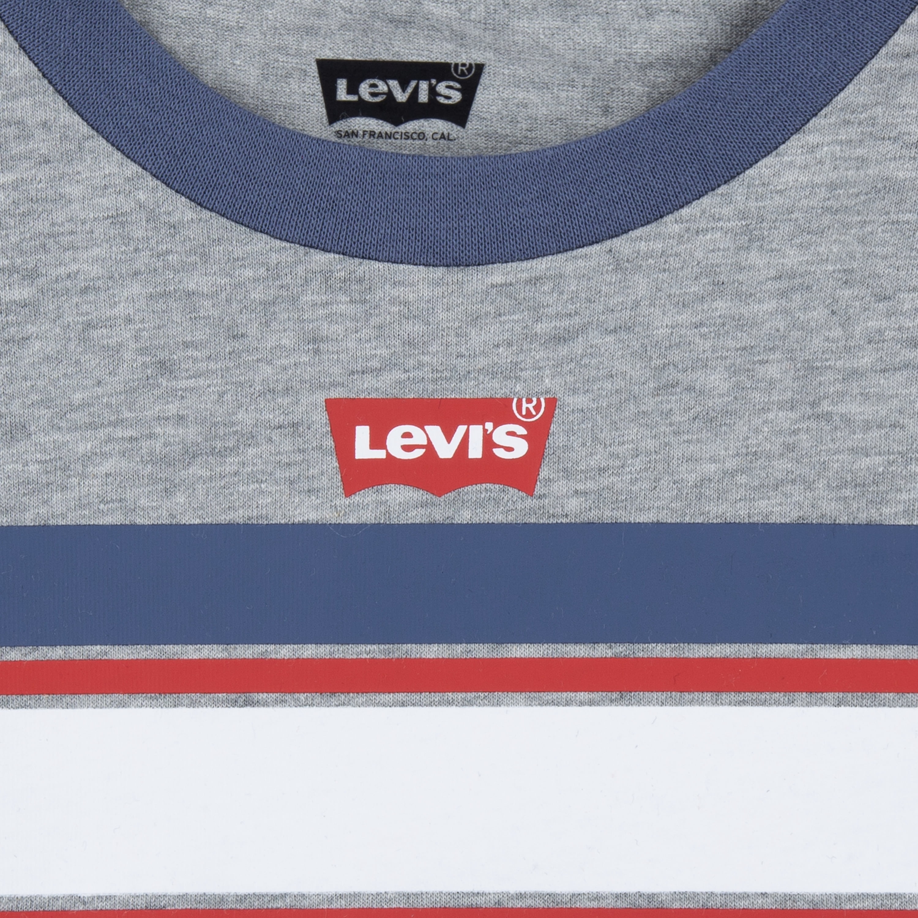 Levi's Boys Chest Stripe Logo Shirt & Short Set, 2T-4T