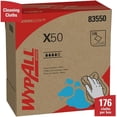 thumbnail image 3 of AINUO GeneralClean X50 Cleaning Wipes (83550),  Box, Strong & Durable for Extended Use, HydroKnit Technology, White, 10 Packs of 168 Sheets, 1680 Sheets Total, 3 of 6