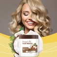 thumbnail image 1 of Ganfancp Aceite Nutritivo Reparador Mascarilla Capilar Aceite Nutritivo Mascarilla Capilar Suave y Reparador El Blanco Marchito Ofertas Del Día 1X Mascarilla Capilar Nutritiva de Aceite de Coco 500G, 1 of 7