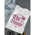 thumbnail image 3 of The Royals - Retro Gothic Crown Emoji Graphic Women's T-shirt, 3 of 4