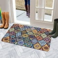thumbnail image 5 of Bohemian Colored Geometric Patterns (4) Door Mat 30 X 17 Inch Welcome Doormat Indoor Outdoor Entrance Floor Mat Non Slip Spring Summer Decor Rubber Mats, 5 of 6