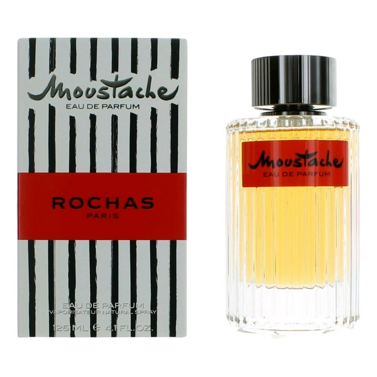 Rochas Moustache, 4.1 oz EDP Spray for Men, Amber Woody Eau De