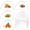 White, variant on 5 Pack Food Cover Tents, Food Covers for Outdoors, Mesh Cover, Reusable and Collapsible Outdoor Picnic Net for Parties Picnics, BBQs, Fruit Covers