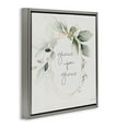 thumbnail image 4 of Stupell Industries Grace with Soft Leaves Botanical & Floral Painting Gray Floater Framed Canvas Art Print Wall Art, 18 x 18, 4 of 10