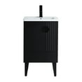 thumbnail image 2 of Venezian Collection - 20" Single Black Bathroom Vanity, - Black Handles.&nbsp;, 2 of 9